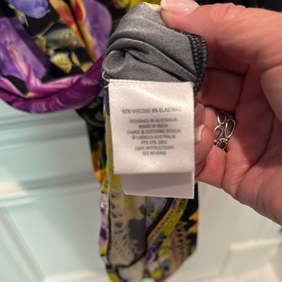 Camilla Black Floral Long Sleeve Dress - Picture 8 of 10